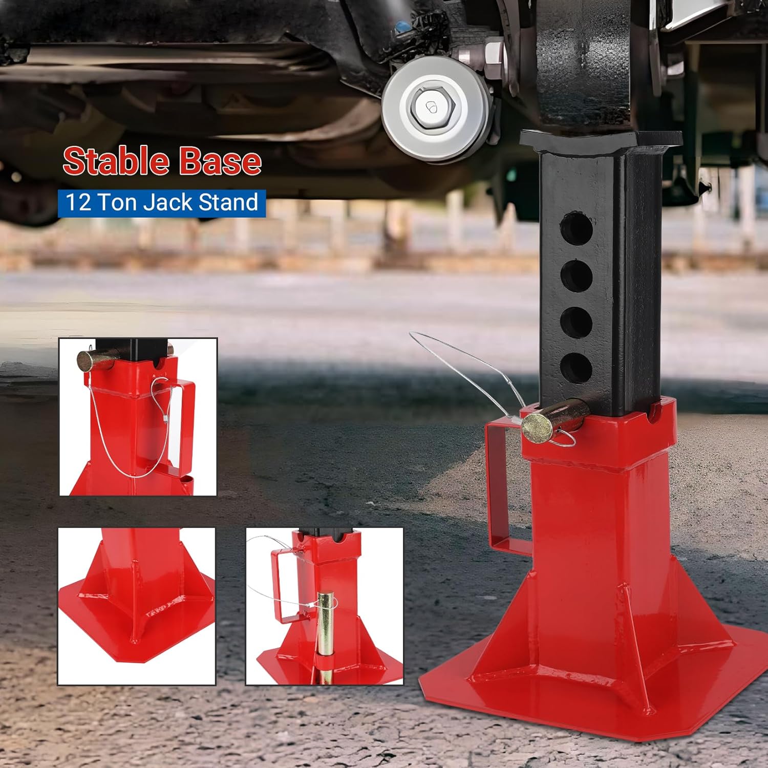 Car Jack Stands Steel 12 Ton C - Car Jack ulasan dan harga