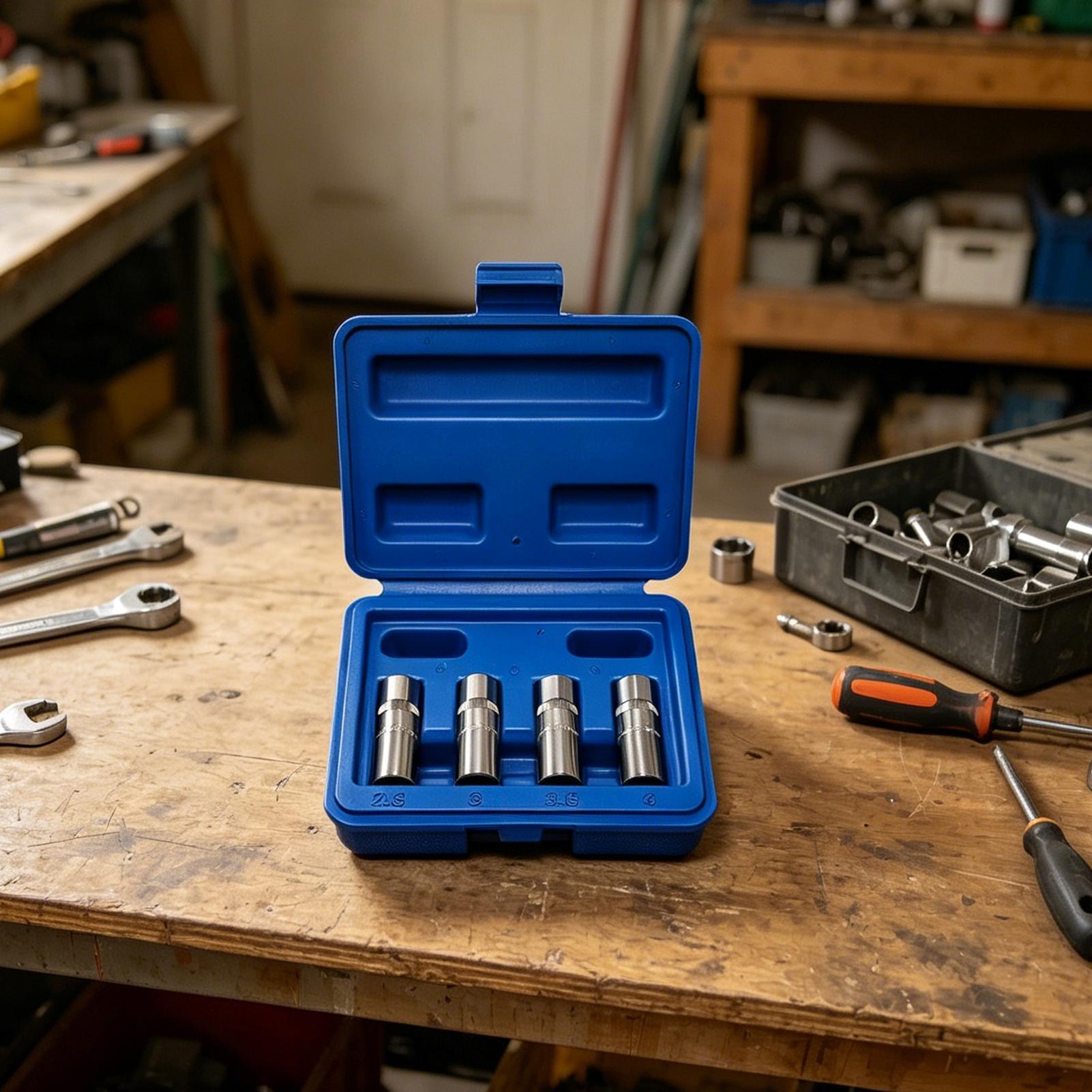 Bolt Extractor Kit 4 Pieces 1/ - Socket Set ulasan dan harga