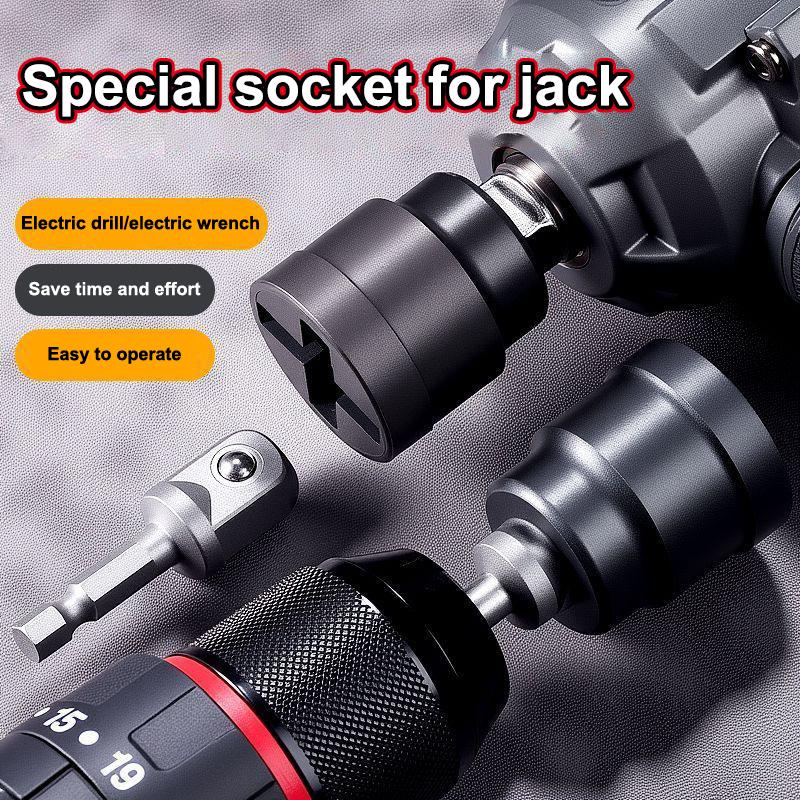【CR】Heavy Duty  Car Jack Adapt - Car Jack ulasan dan harga