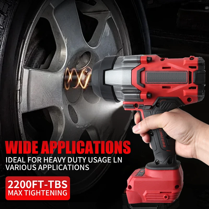 Cordless Impact Wrench 1/2 inc - Torque Wrench ulasan dan harga